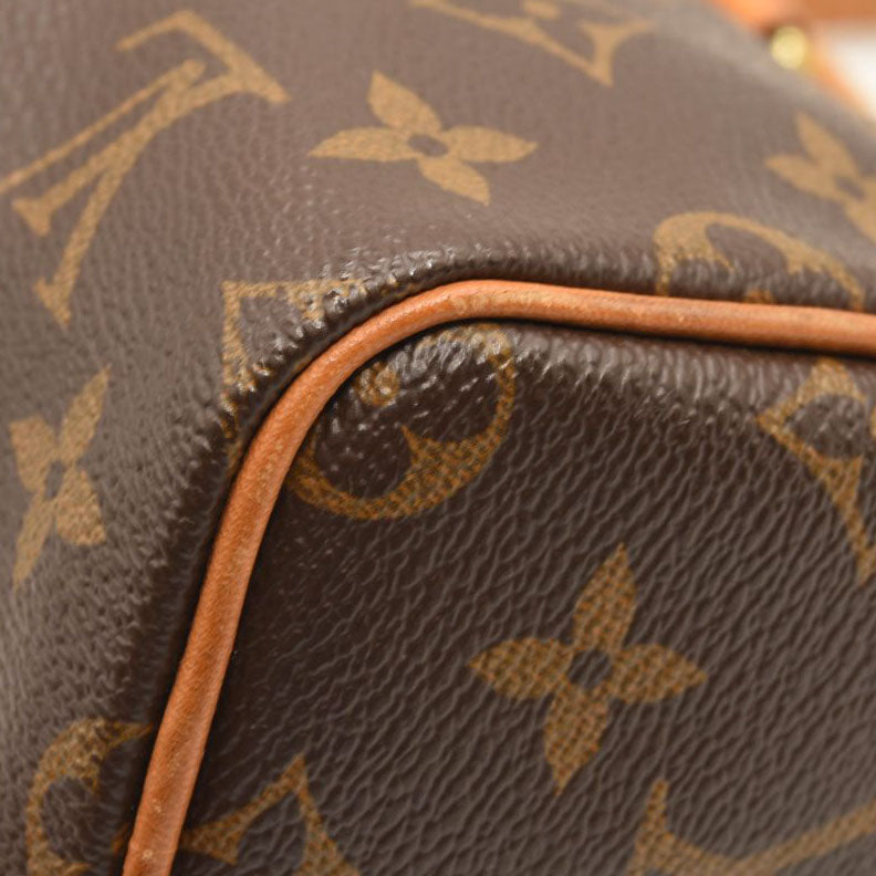 USED $1760 LOUIS VUITTON Monogram Nano Speedy