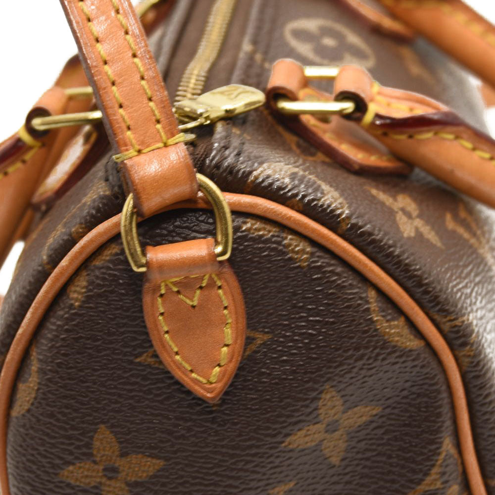 USED $1760 LOUIS VUITTON Monogram Nano Speedy