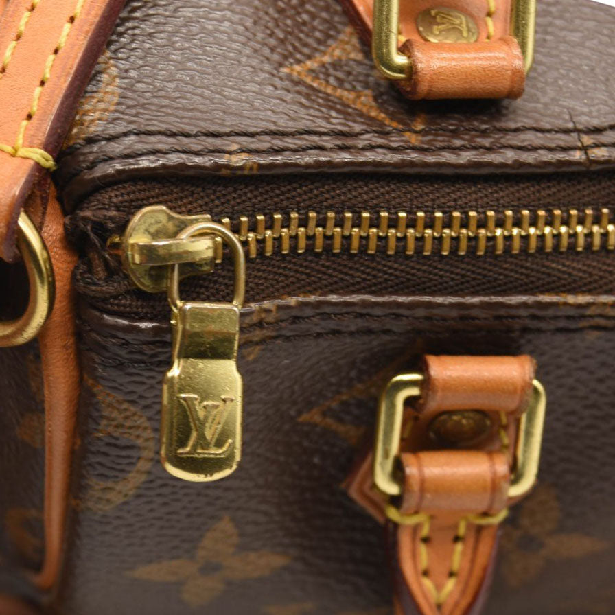 USED $1760 LOUIS VUITTON Monogram Nano Speedy