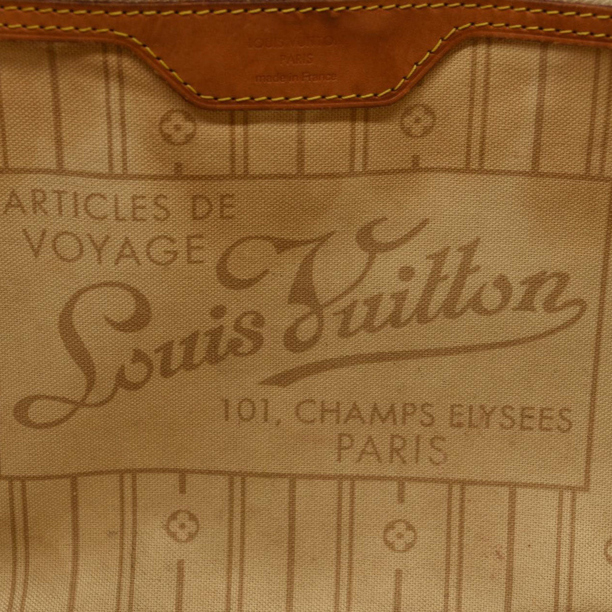 LOUIS VUITTON Damier Azur Neverfull MM AR3172
