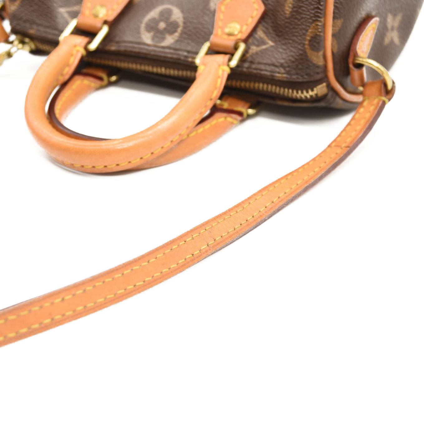 USED $1760 LOUIS VUITTON Monogram Nano Speedy