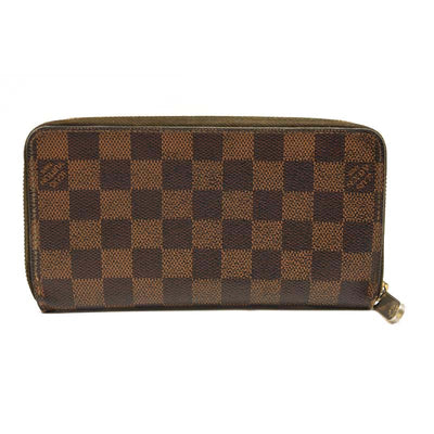 USED Louis Vuitton Damier Ebene Zippy Wallet