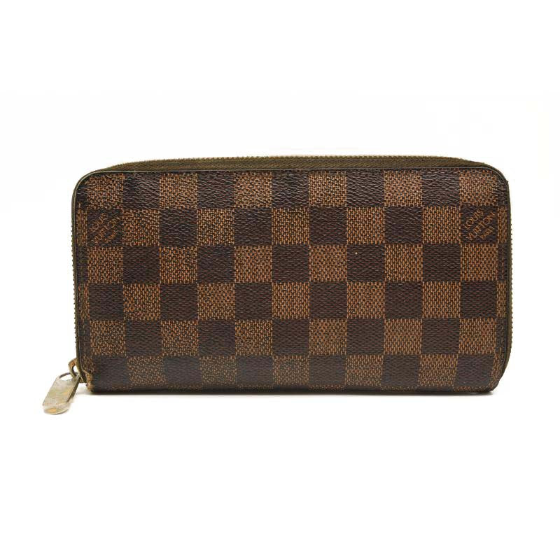 USED Louis Vuitton Damier Ebene Zippy Wallet