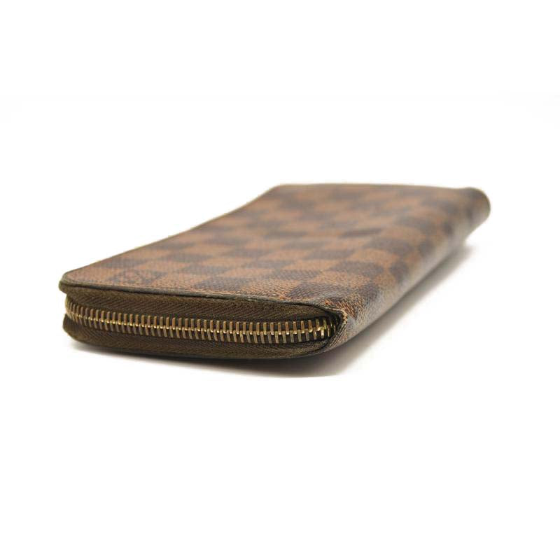 USED Louis Vuitton Damier Ebene Zippy Wallet