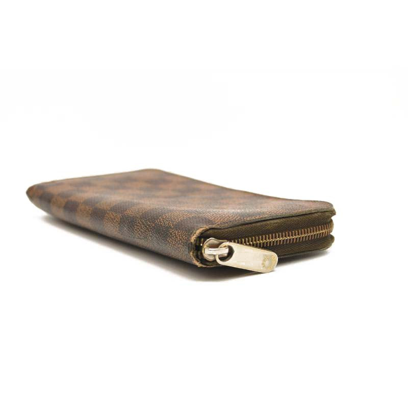 USED Louis Vuitton Damier Ebene Zippy Wallet