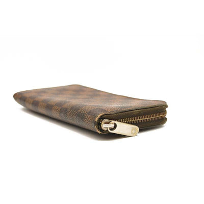 USED Louis Vuitton Damier Ebene Zippy Wallet