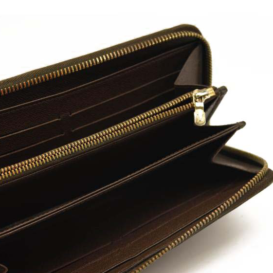 USED Louis Vuitton Damier Ebene Zippy Wallet