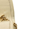 $1200 GUCCI Textured Calfskin Web Mini Rajah Slim Flap Shoulder Bag Mystic White