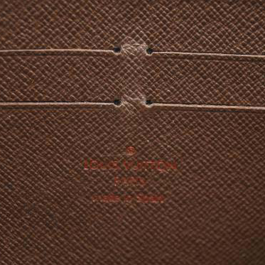 USED Louis Vuitton Damier Ebene Zippy Wallet