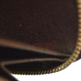 USED Louis Vuitton Damier Ebene Zippy Wallet