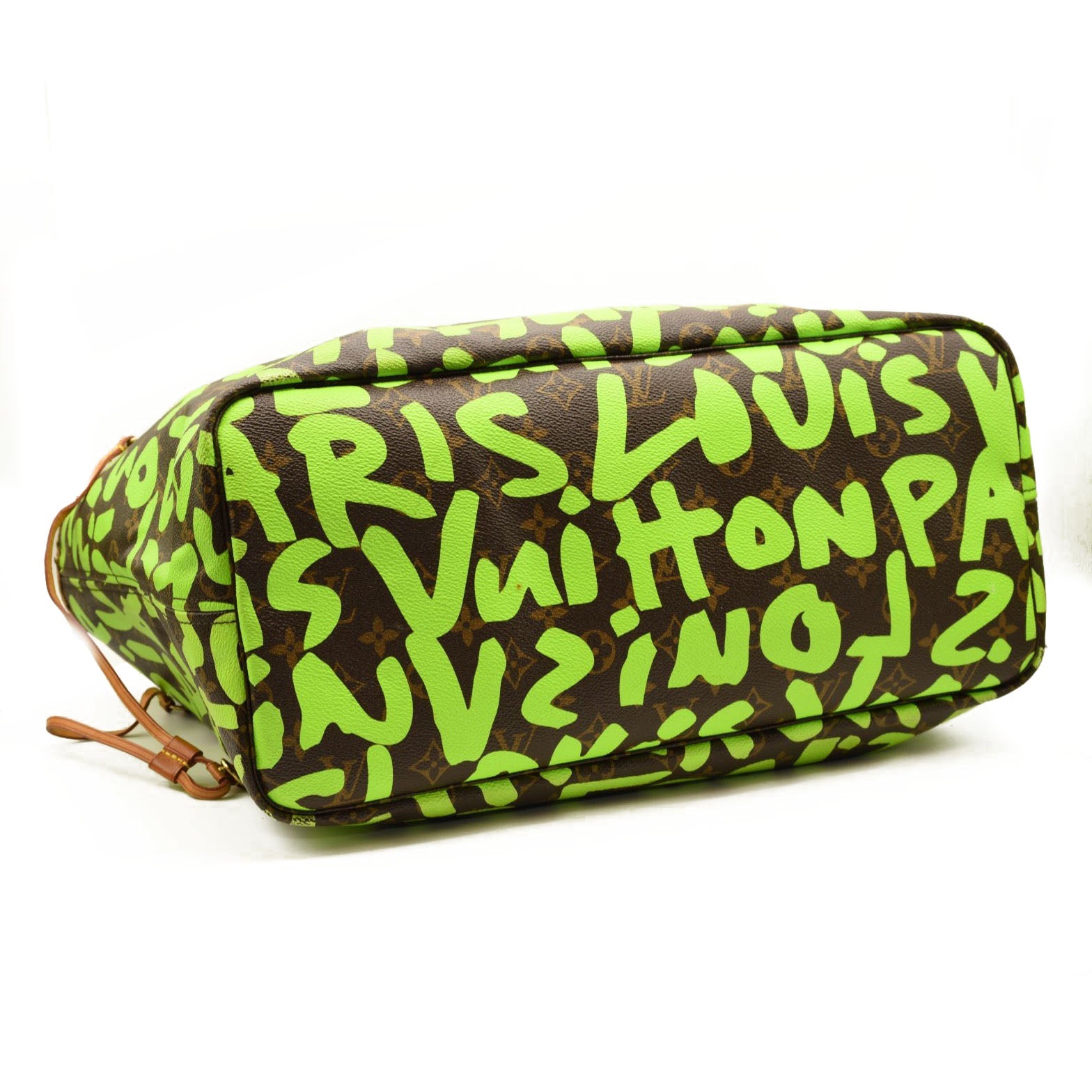 LOUIS VUITTON Monogram Graffiti Neverfull GM Green