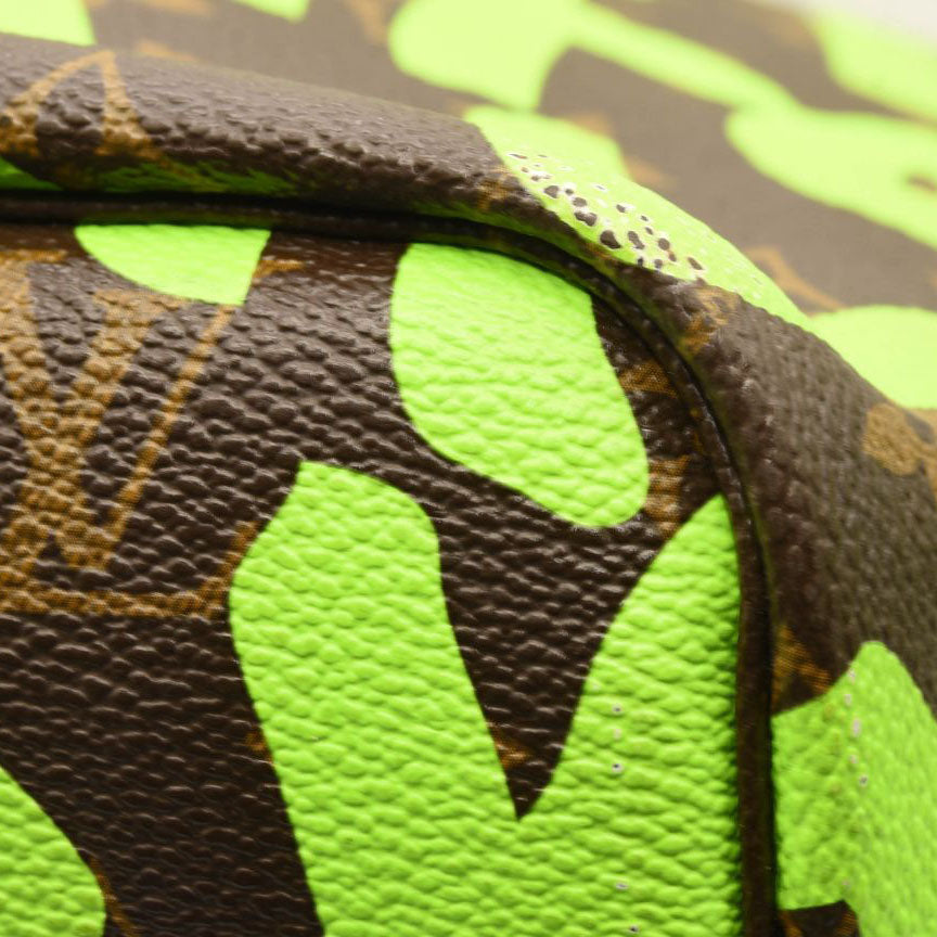 LOUIS VUITTON Monogram Graffiti Neverfull GM Green