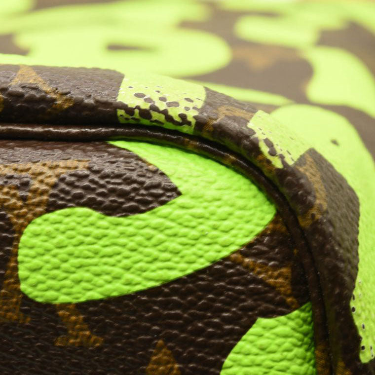 LOUIS VUITTON Monogram Graffiti Neverfull GM Green