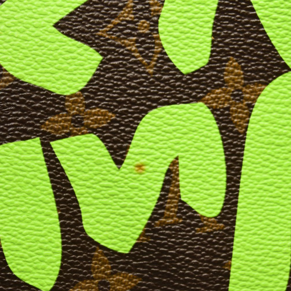 LOUIS VUITTON Monogram Graffiti Neverfull GM Green