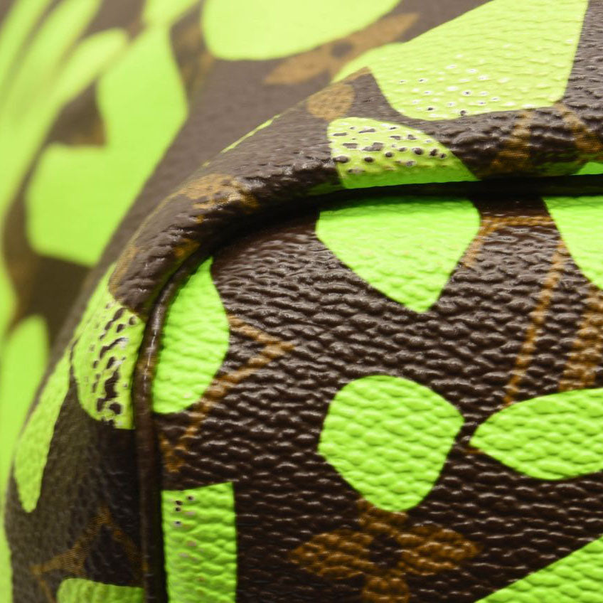 LOUIS VUITTON Monogram Graffiti Neverfull GM Green