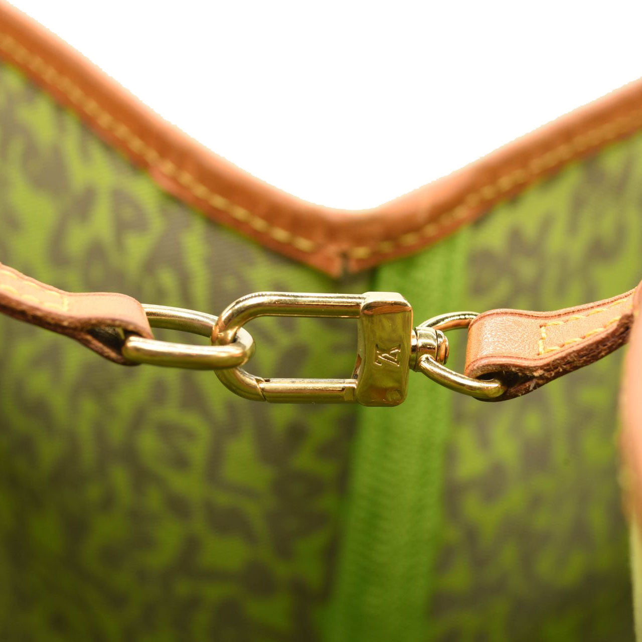LOUIS VUITTON Monogram Graffiti Neverfull GM Green