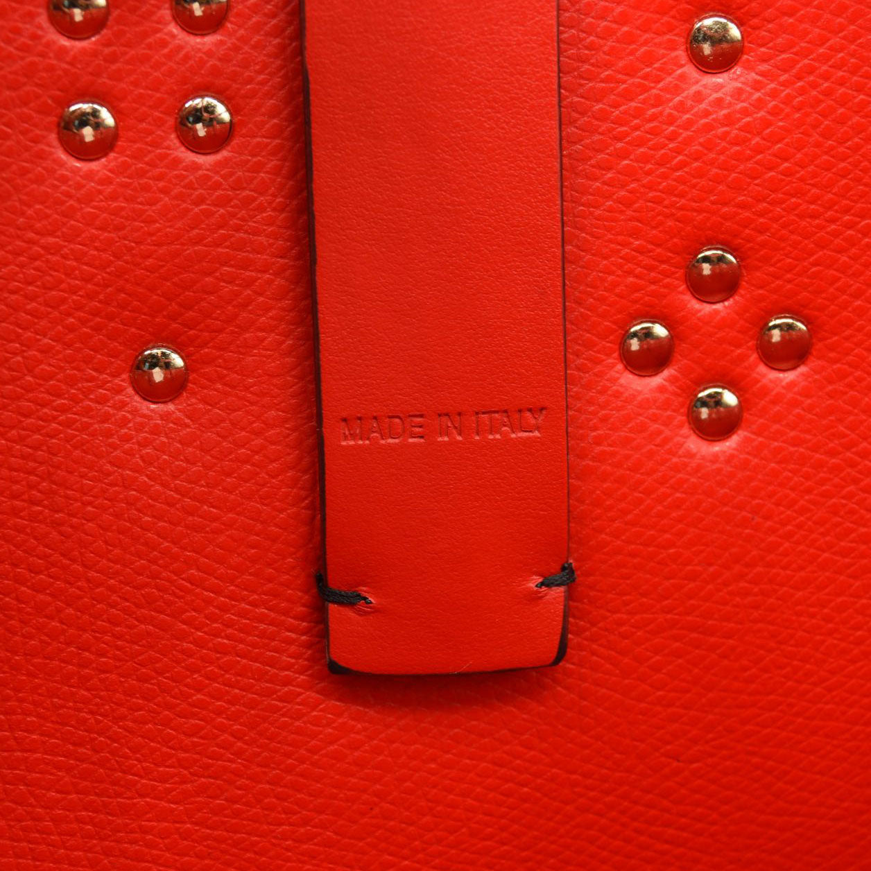 NEW $1990 Christian Louboutin Cabata Spikes Empire Calfskin Tote