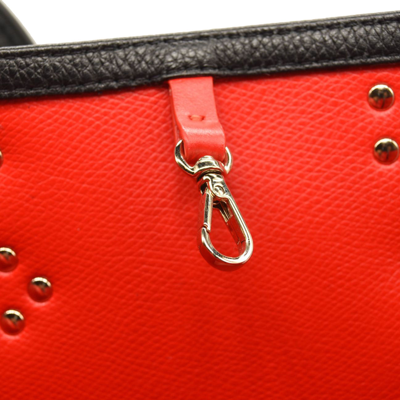 NEW $1990 Christian Louboutin Cabata Spikes Empire Calfskin Tote