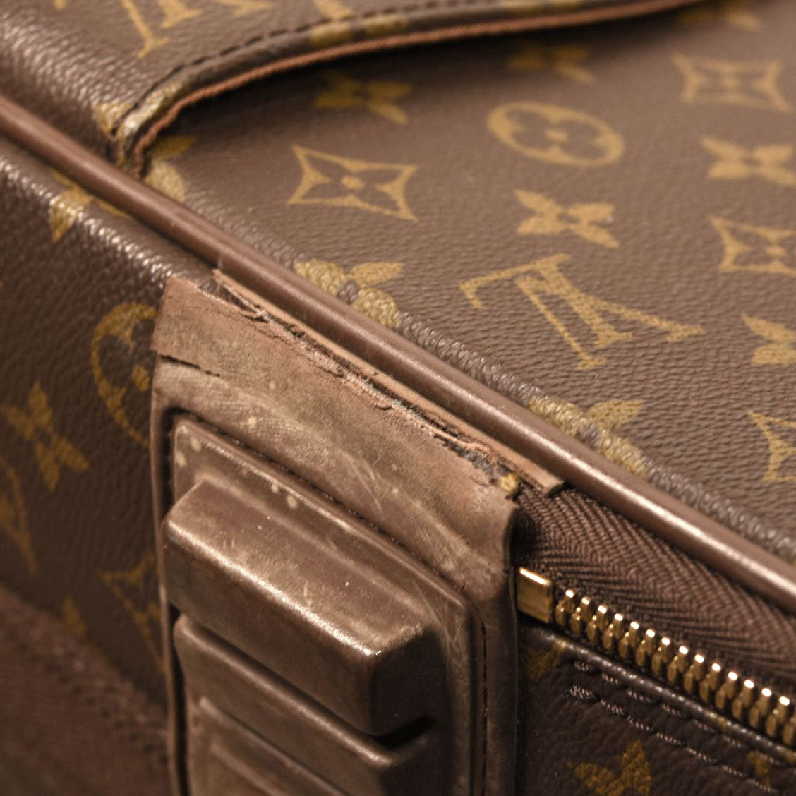 LOUIS VUITTON Monogram Pegase 55 Travel Bag Suitcase