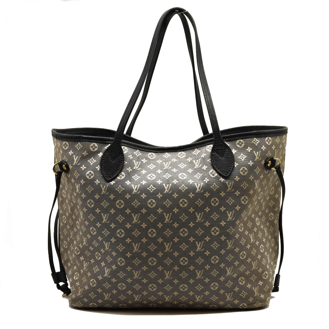 USED Louis Vuitton Monogram Idylle Neverfull MM Encre