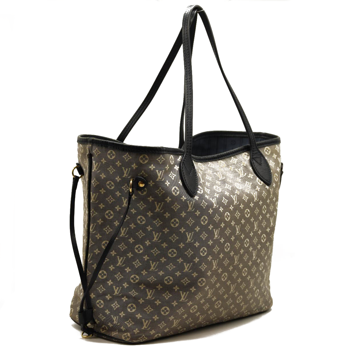 USED Louis Vuitton Monogram Idylle Neverfull MM Encre