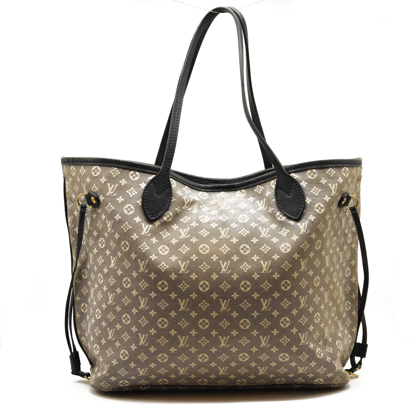 USED Louis Vuitton Monogram Idylle Neverfull MM Encre
