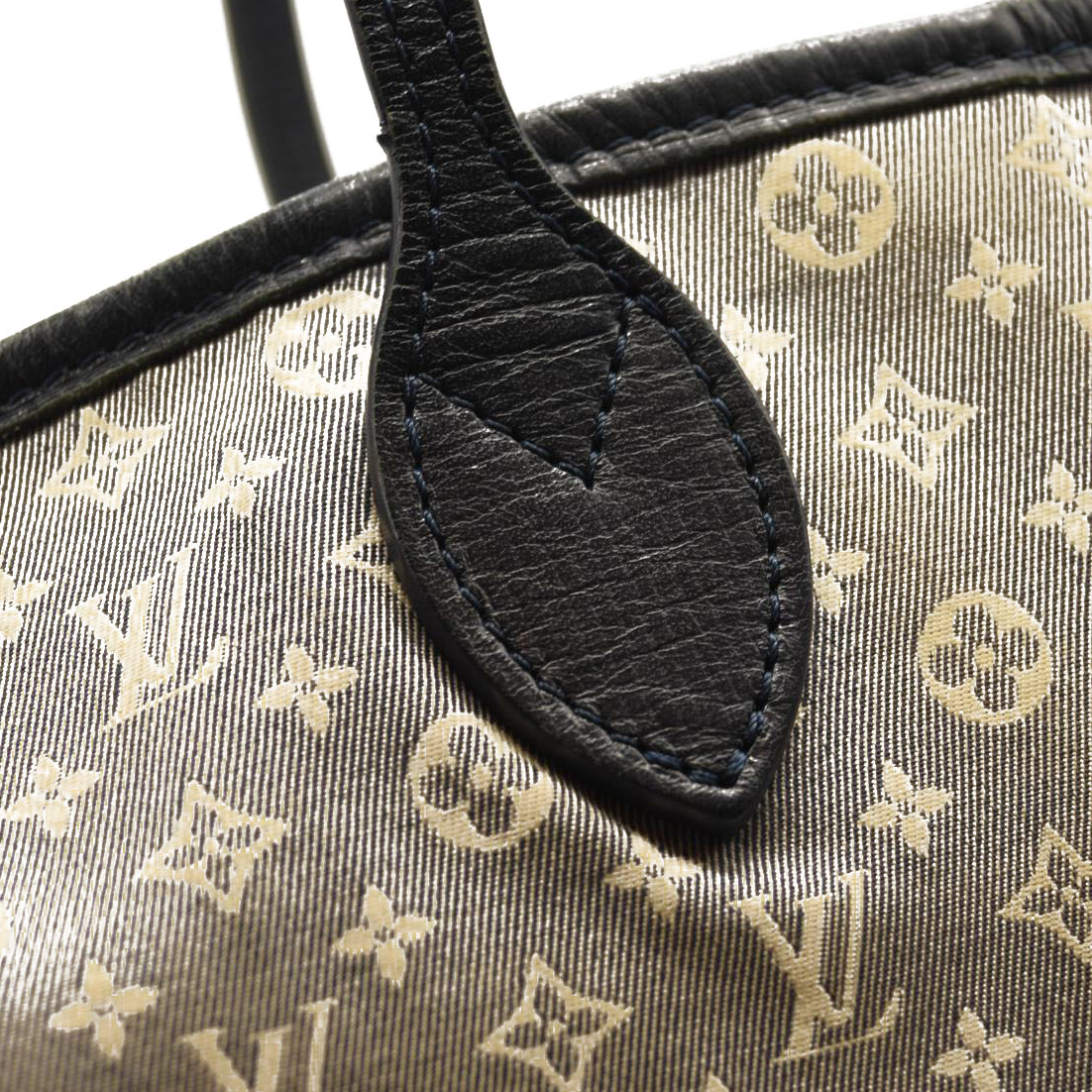 USED Louis Vuitton Monogram Idylle Neverfull MM Encre
