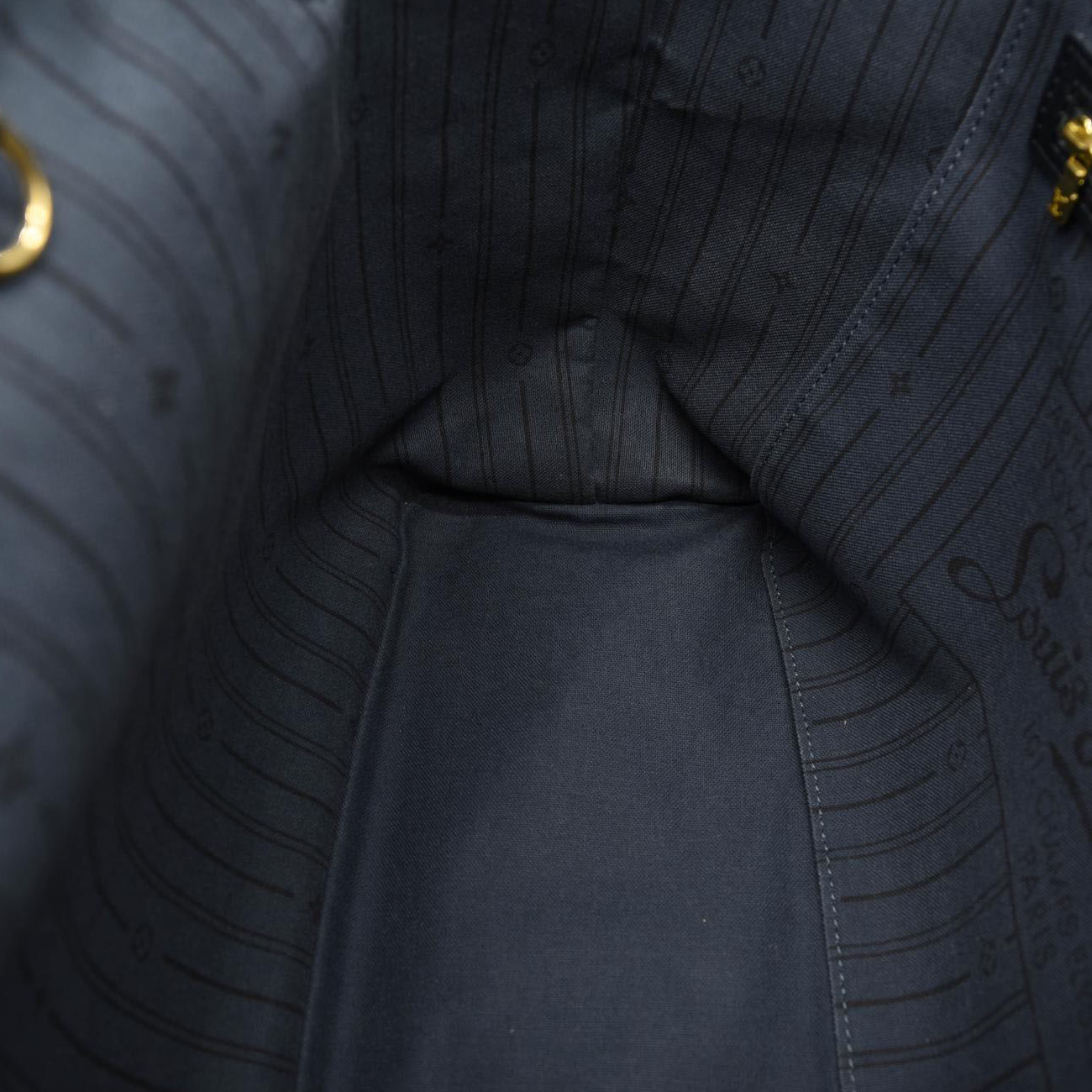 USED Louis Vuitton Monogram Idylle Neverfull MM Encre