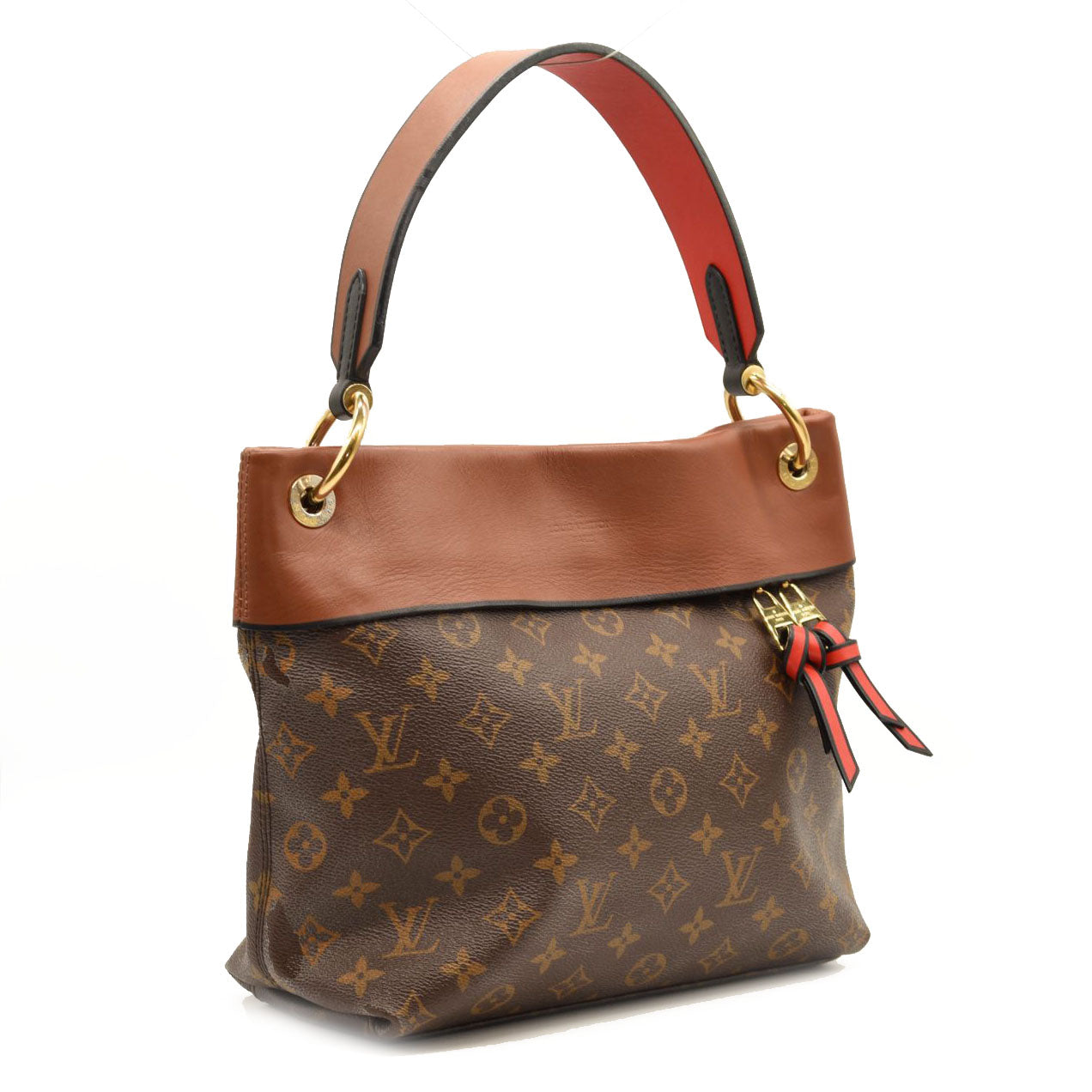 LOUIS VUITTON Monogram Tuileries Hobo Caramel