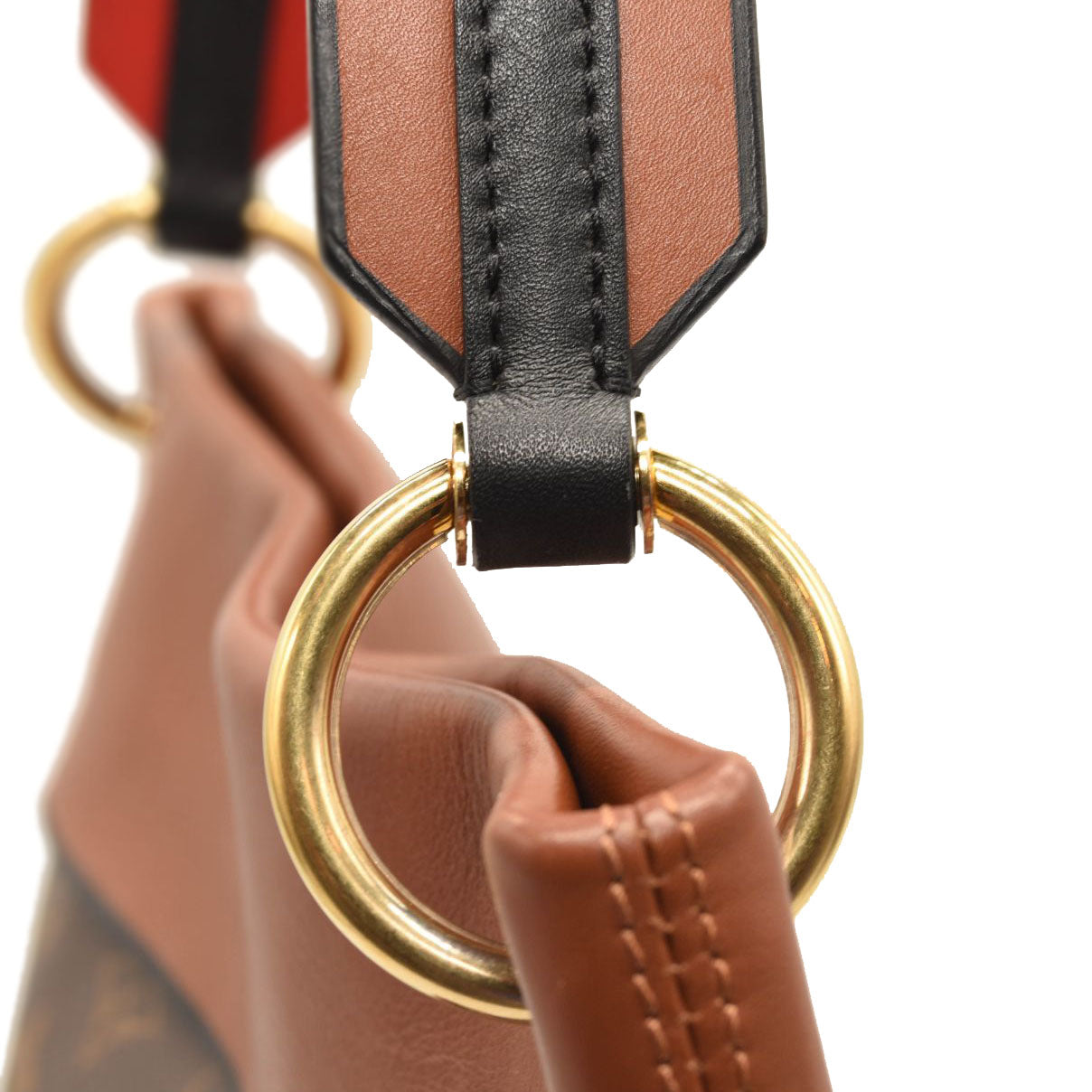 LOUIS VUITTON Monogram Tuileries Hobo Caramel