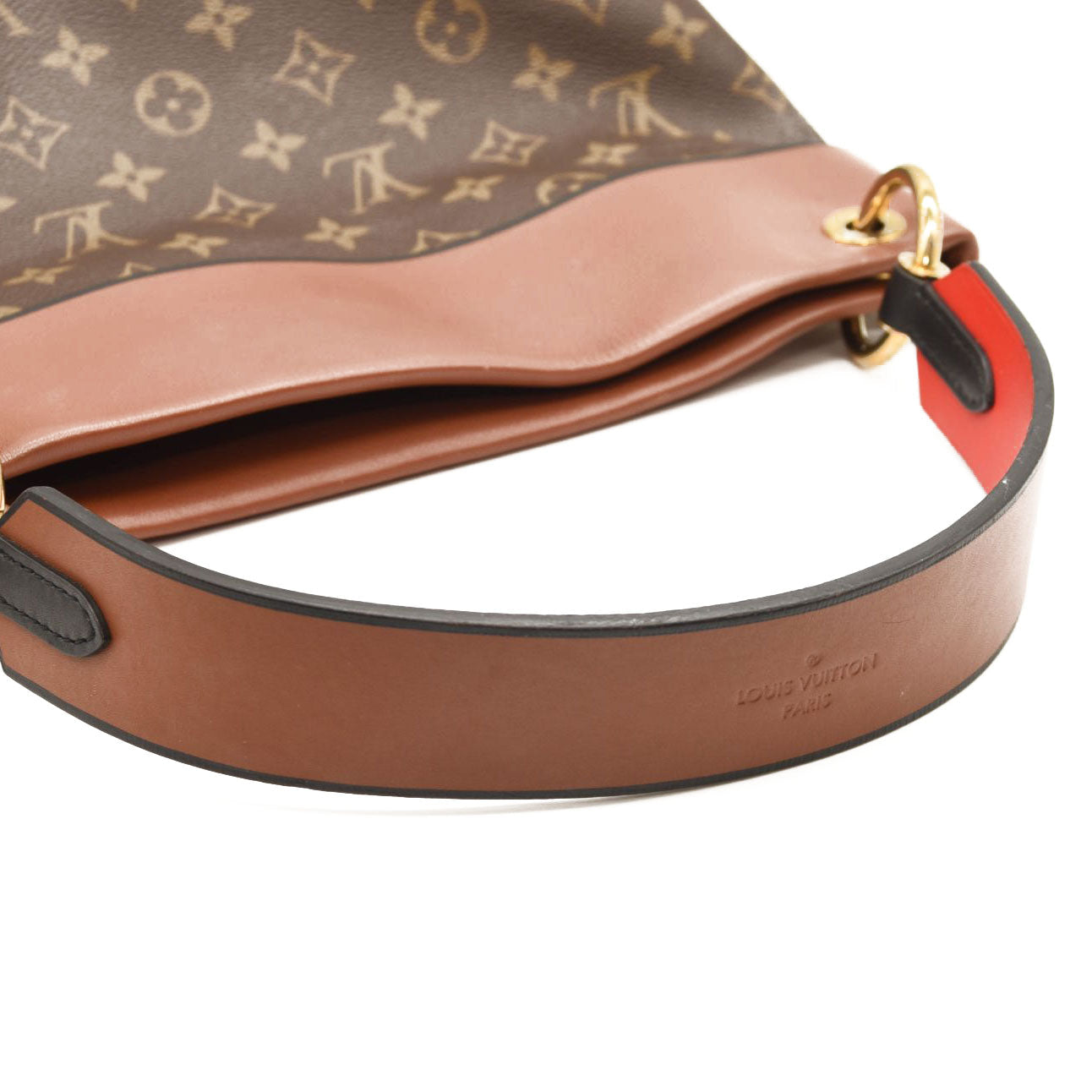 LOUIS VUITTON Monogram Tuileries Hobo Caramel