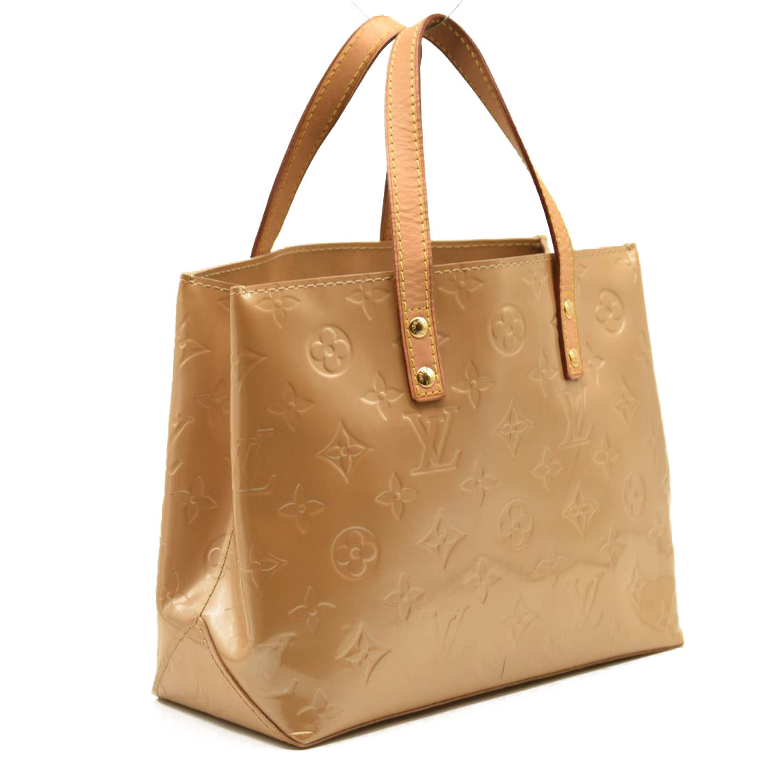 USED LOUIS VUITTON Vernis Reade PM Dark Beige