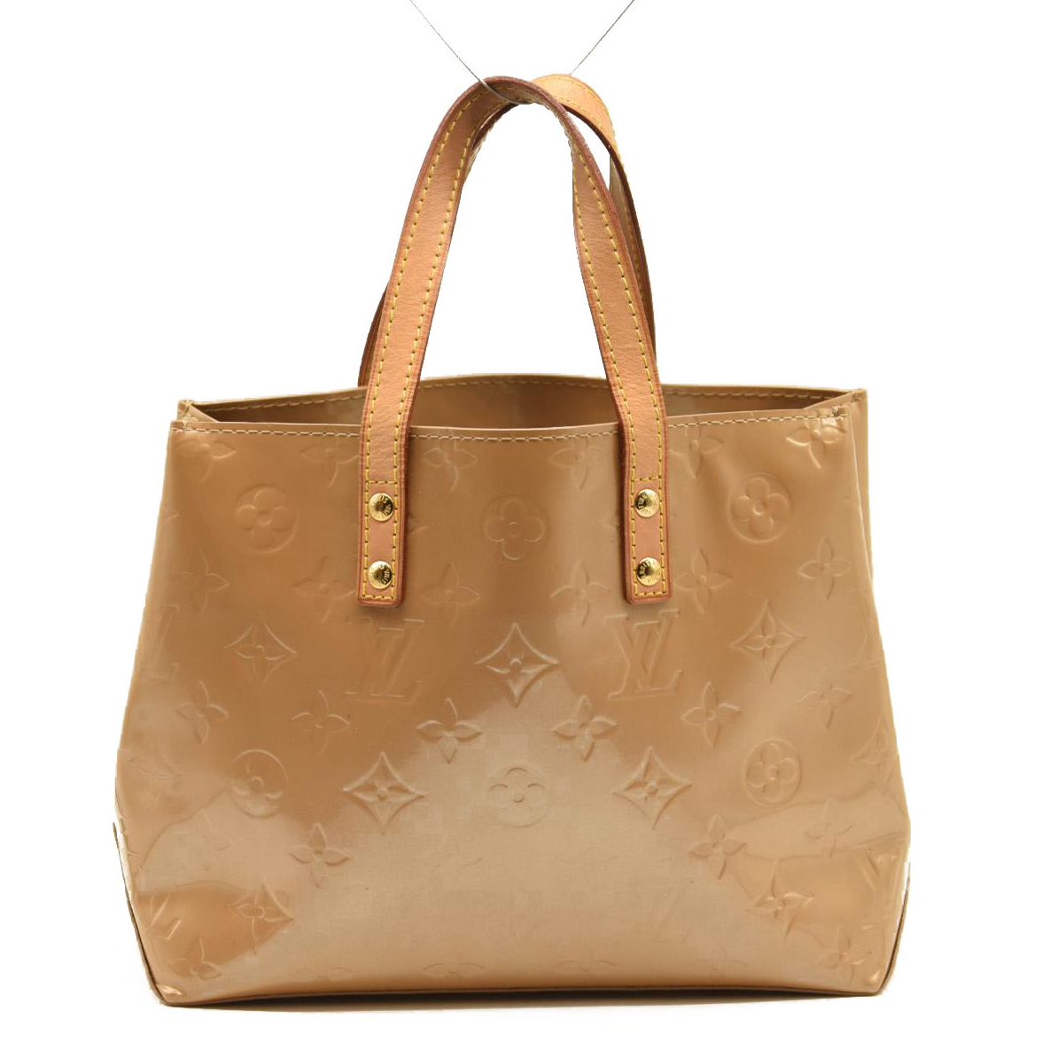 USED LOUIS VUITTON Vernis Reade PM Dark Beige
