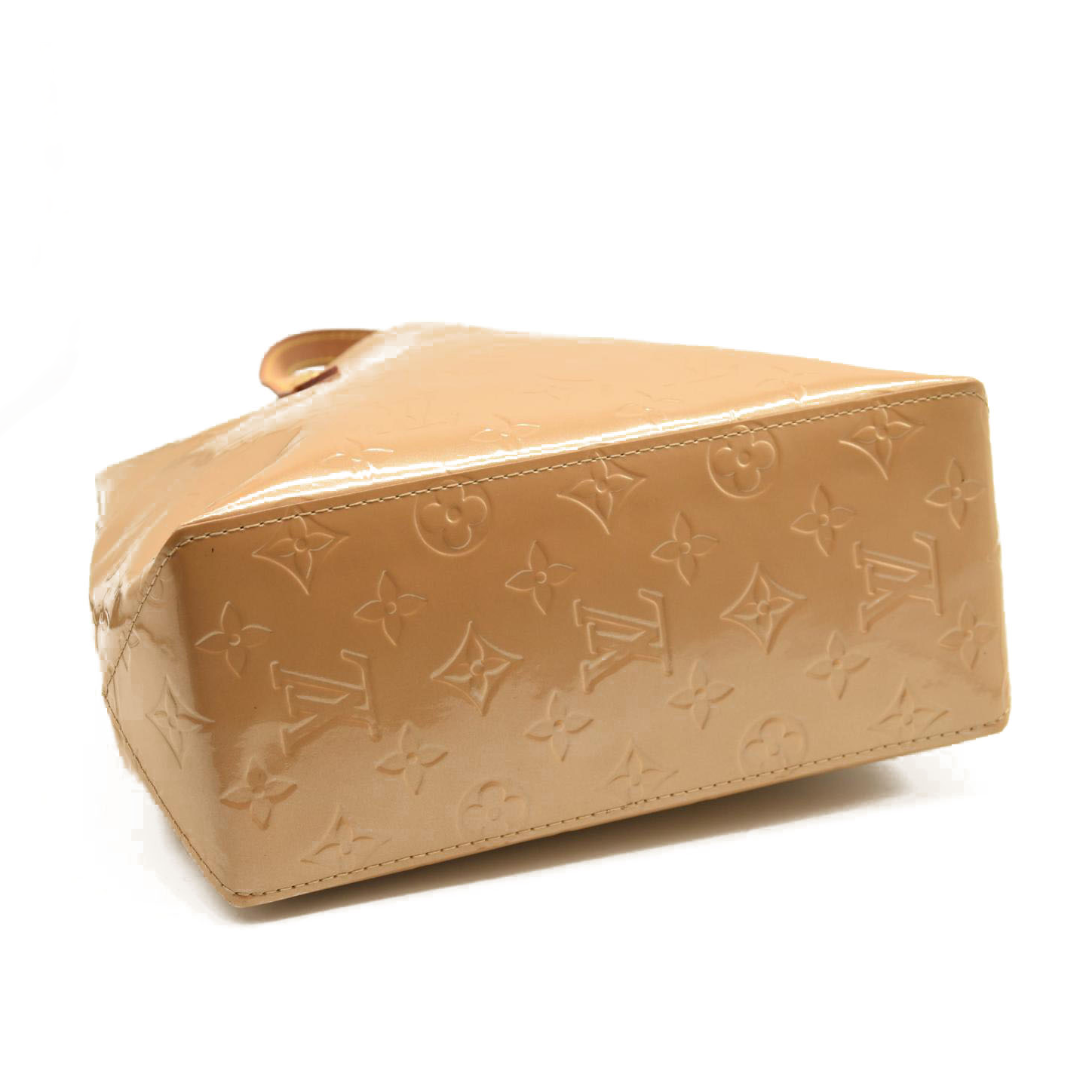 USED LOUIS VUITTON Vernis Reade PM Dark Beige