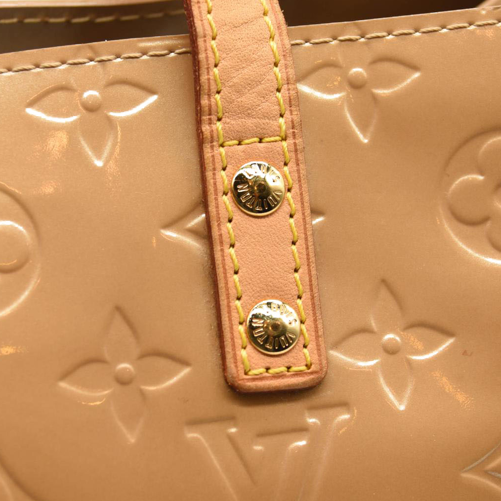 USED LOUIS VUITTON Vernis Reade PM Dark Beige