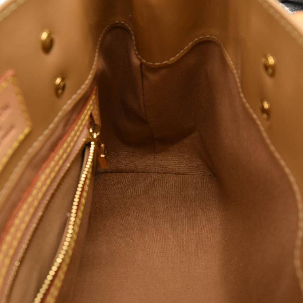 USED LOUIS VUITTON Vernis Reade PM Dark Beige