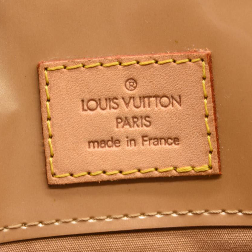 USED LOUIS VUITTON Vernis Reade PM Dark Beige