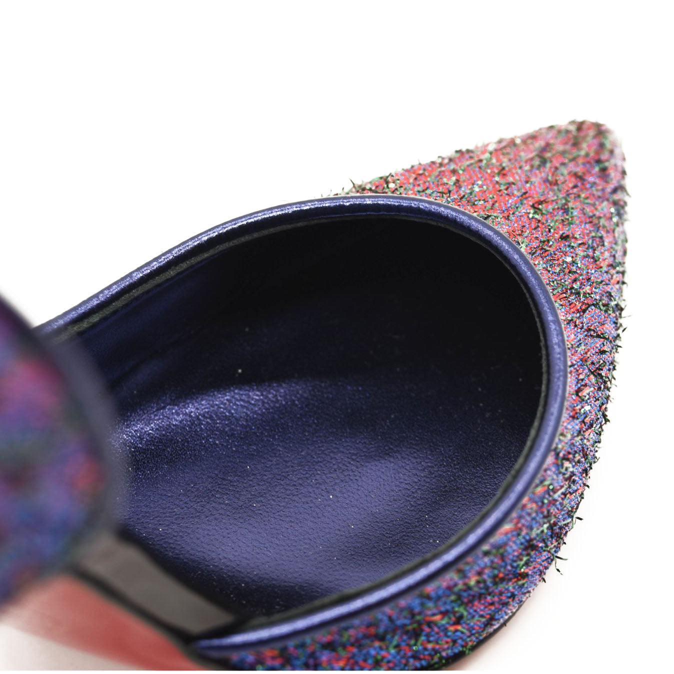 NEW CHRISTIAN LOUBOUTIN Hot Chick 100 Lurex pumps EU 39