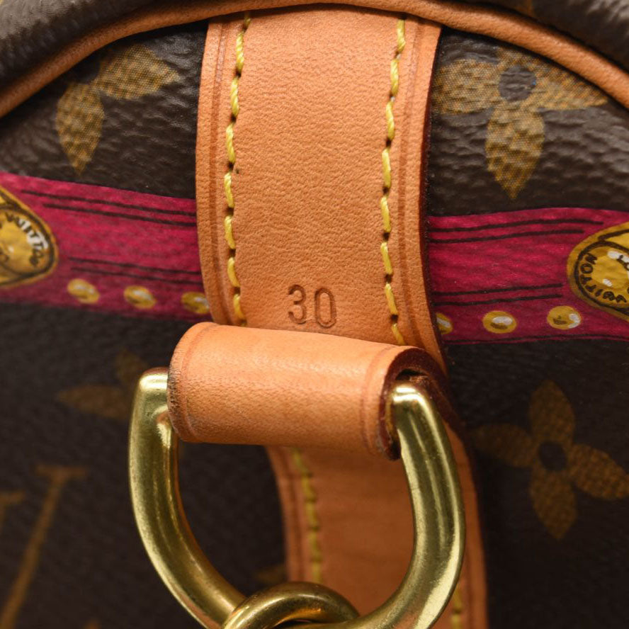LOUIS VUITTON Monogram Summer Trunks Speedy Bandouliere 30