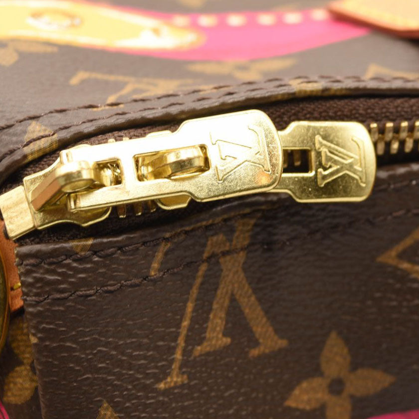 LOUIS VUITTON Monogram Summer Trunks Speedy Bandouliere 30