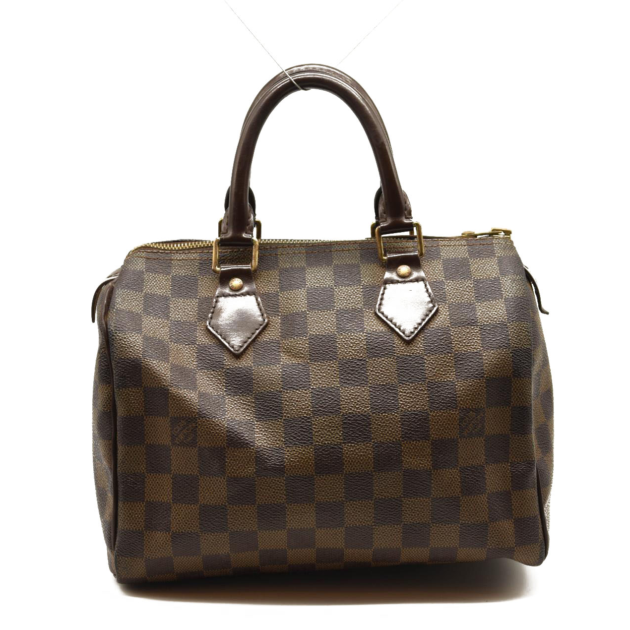 Louis Vuitton Speedy Damier Ebene 25 Brown Canvas Satchel SP0097