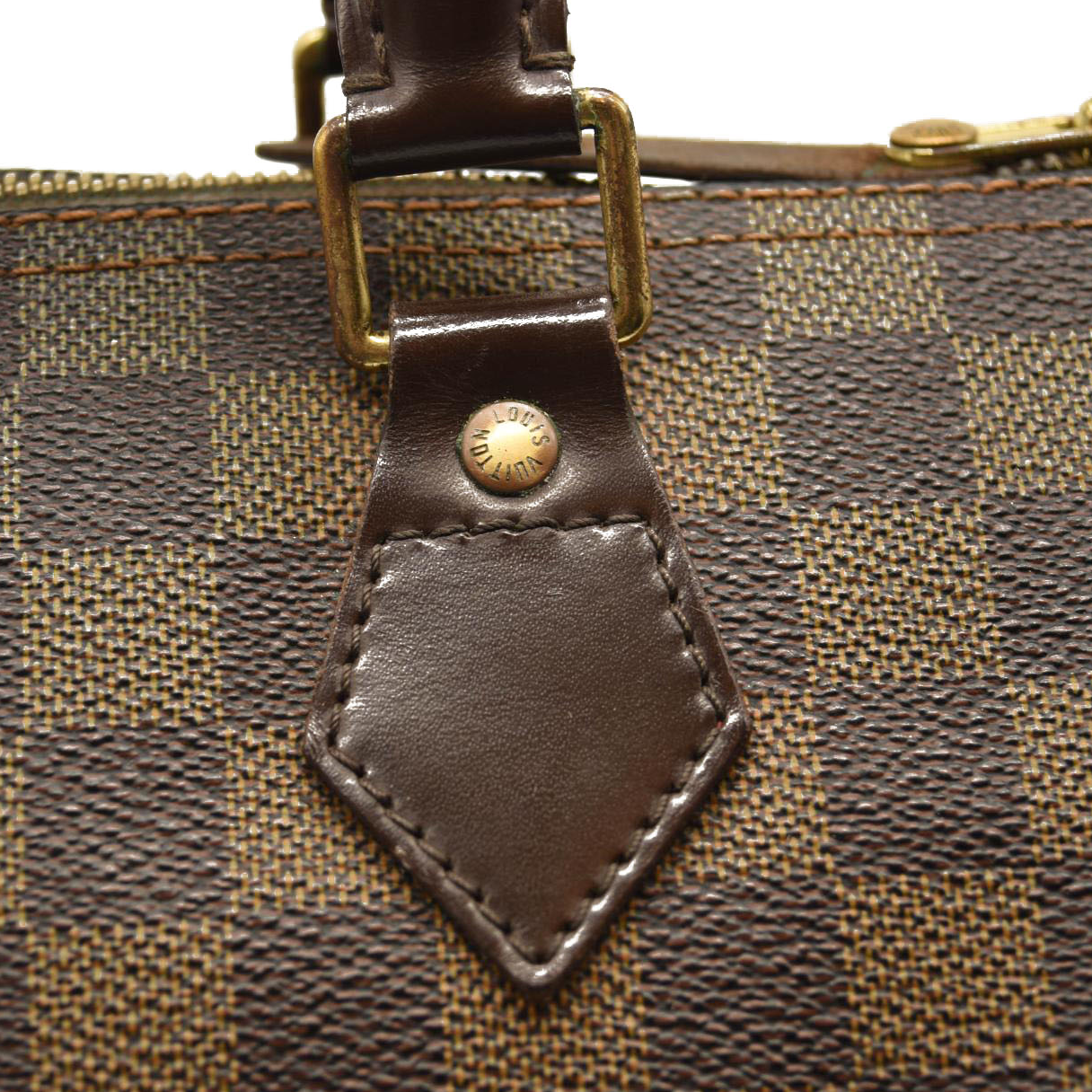 Louis Vuitton Speedy Damier Ebene 25 Brown Canvas Satchel SP0097