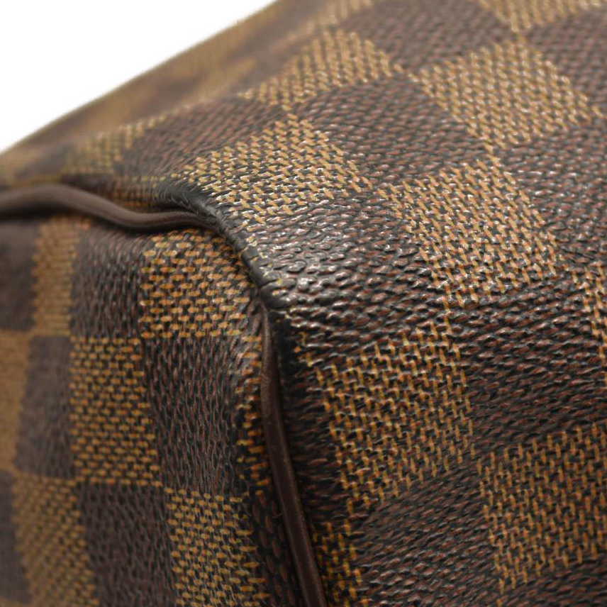Louis Vuitton Speedy Damier Ebene 25 Brown Canvas Satchel SP0097