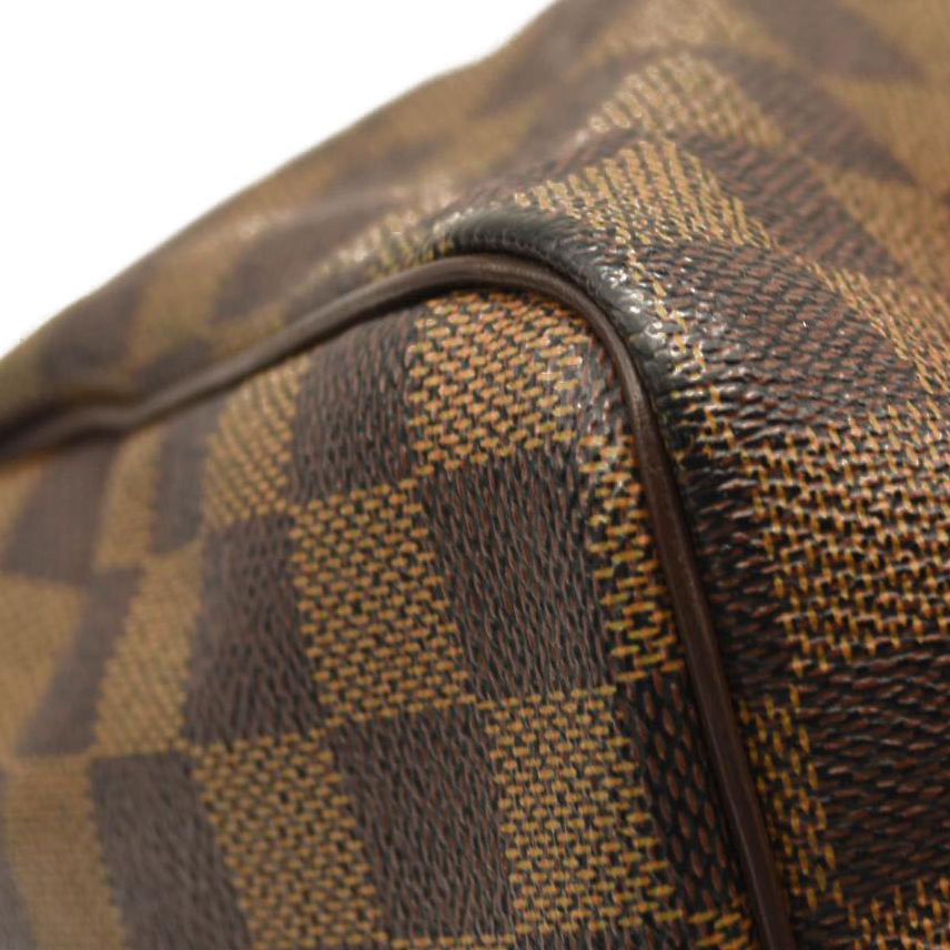 Louis Vuitton Speedy Damier Ebene 25 Brown Canvas Satchel SP0097