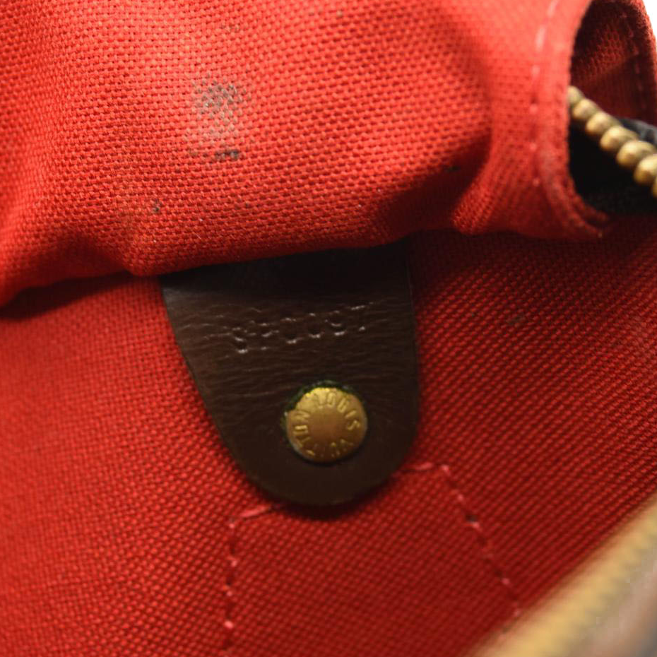 Louis Vuitton Speedy Damier Ebene 25 Brown Canvas Satchel SP0097