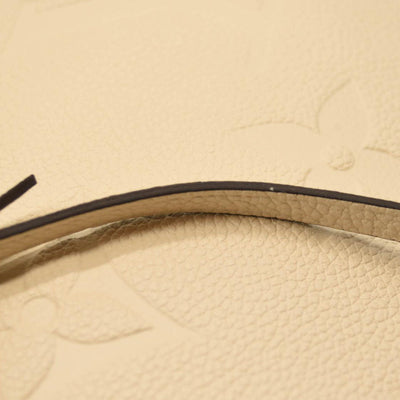 LOUIS VUITTON Empreinte Monogram Giant Neverfull MM Cream