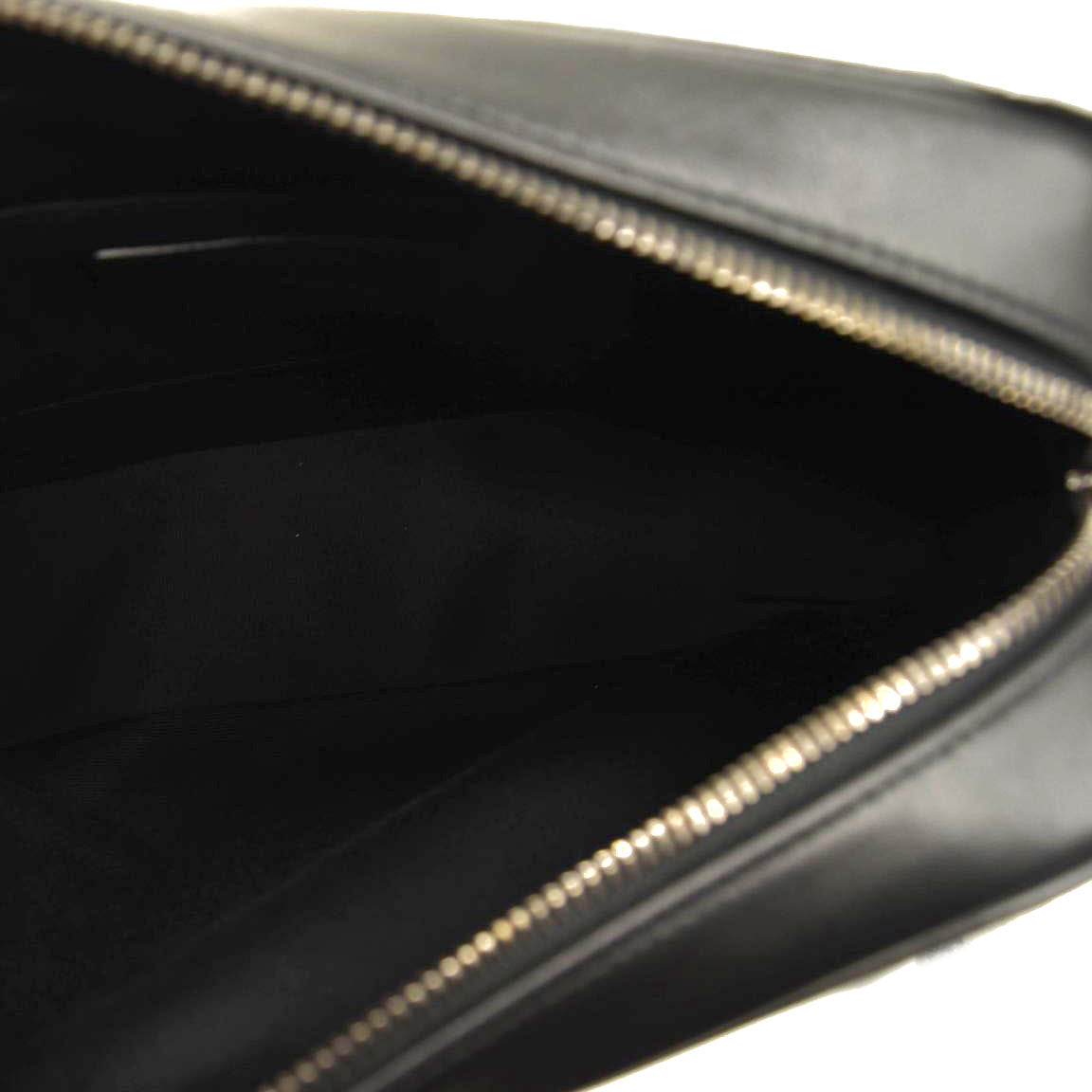 NEW SAINT LAURENT Calfskin Matelasse Monogram Lou Camera Bag Black