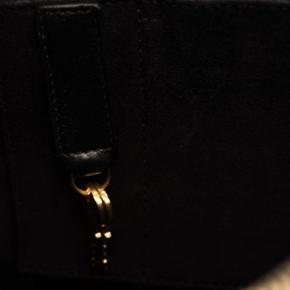 USED Saint Laurent Calfskin Small Sac De Jour Black