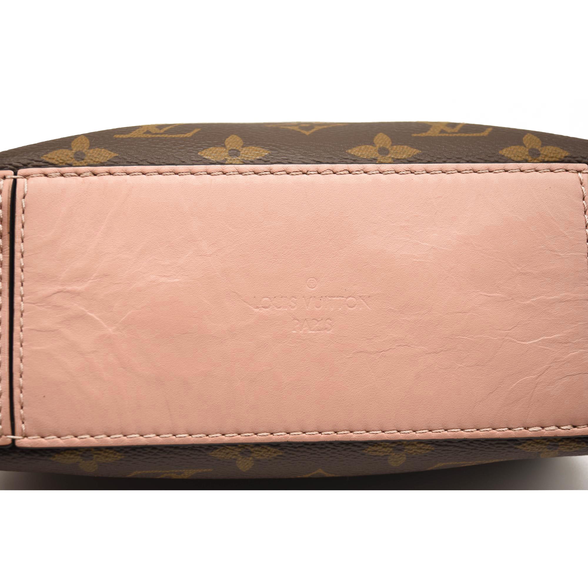 USED Louis Vuitton Saintonge Pink Monogram Canvas Cross Body Bag