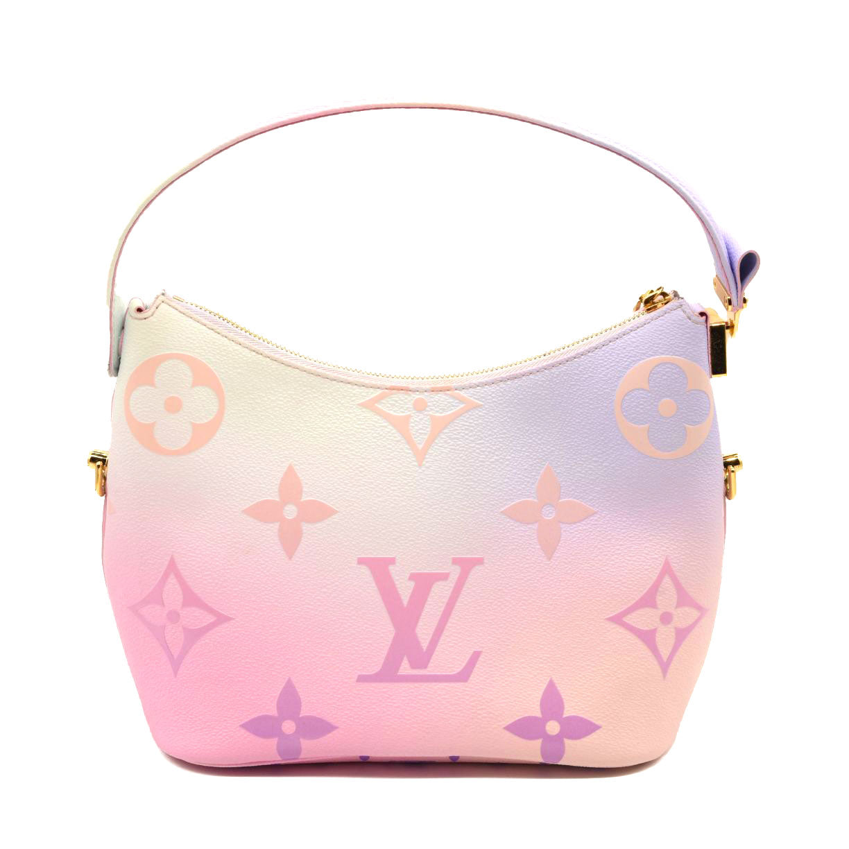 LOUIS VUITTON Monogram Giant Spring In The City Marshmallow Hobo PM Sunrise Pastel